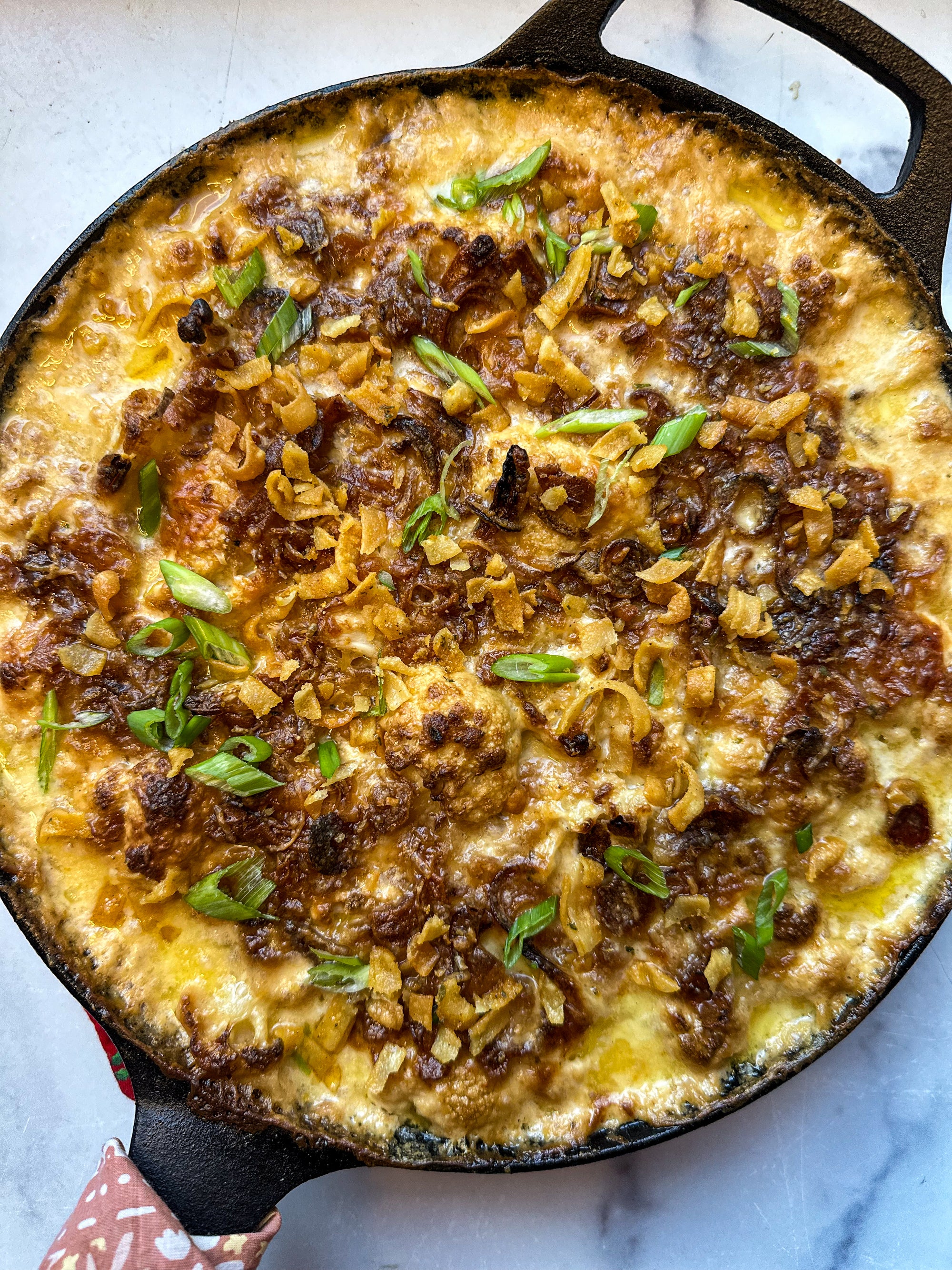 One-Pan Umami Cauliflower Gratin